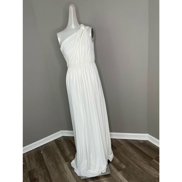 NWT Halston Michaela Shirred Gown Size 2 $495 - Picture 6 of 10